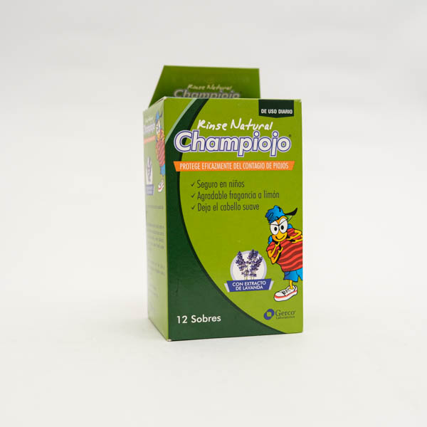 CHAMPIOJO RINSE NATURAL DISPLAY X 12  GERCO