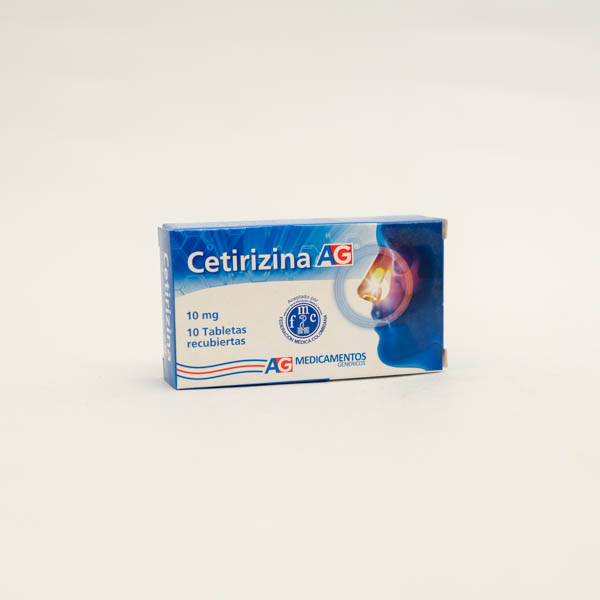 CETIRIZINA TAB 10MG X 10 AG