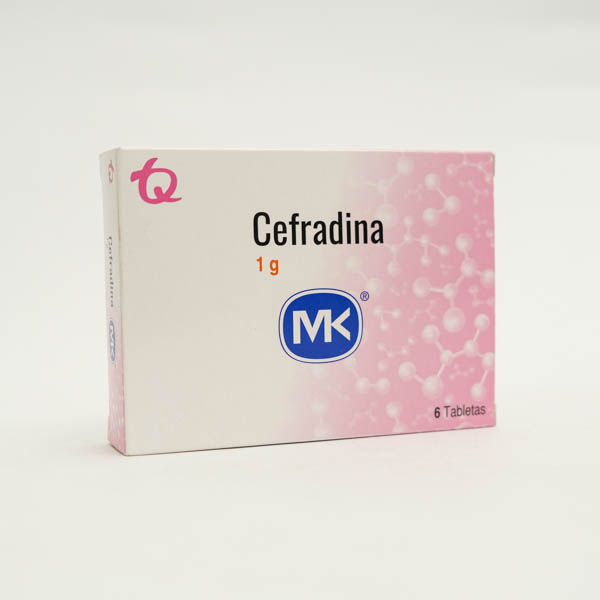 CEFRADINA TAB 1GR X 6 MK