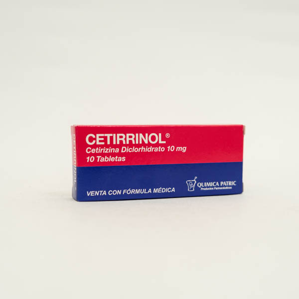 CETIRRINOL TAB 10MG X 10  QP