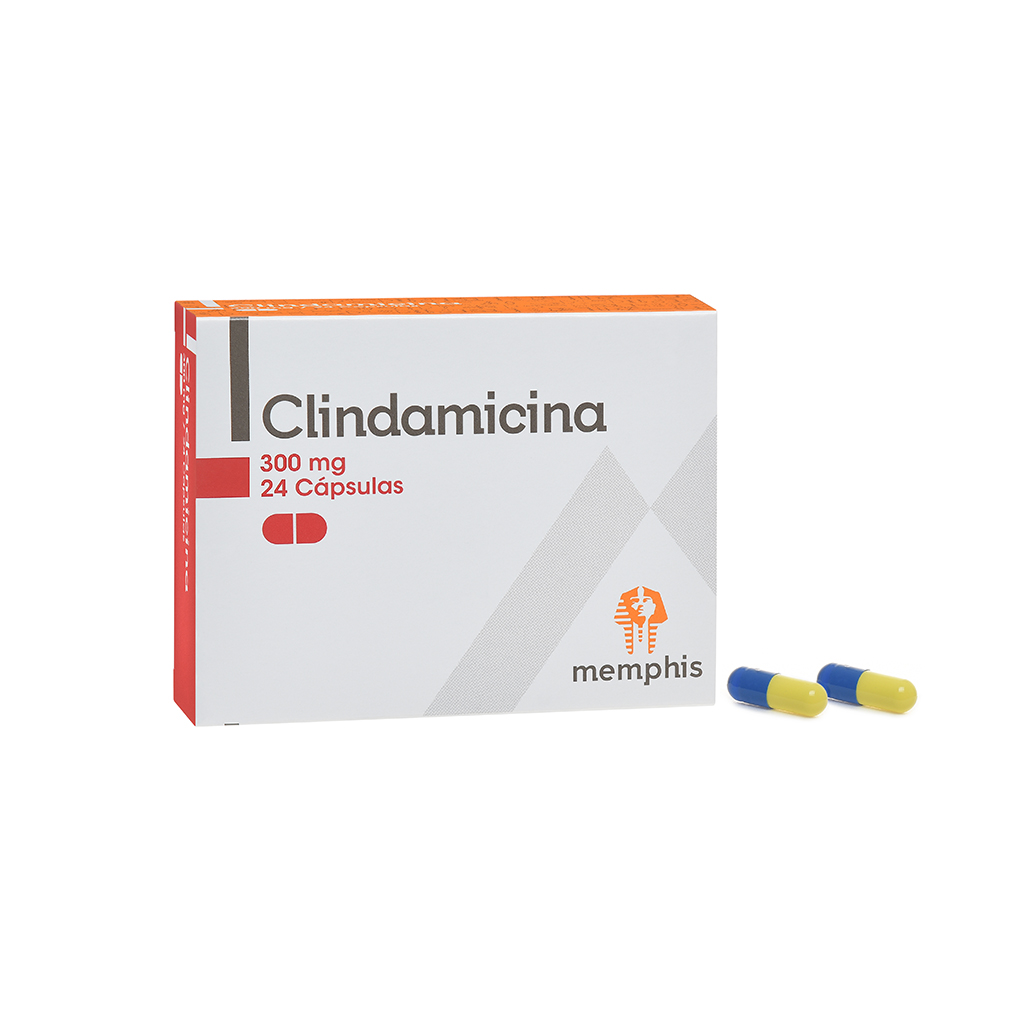 CLINDAMICINA CAP 300MG X 24 MEMPHIS