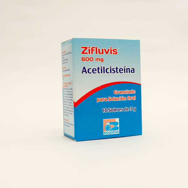 ZIFLUVIS SOBRES 600MG X 10 BIOQUIFAR