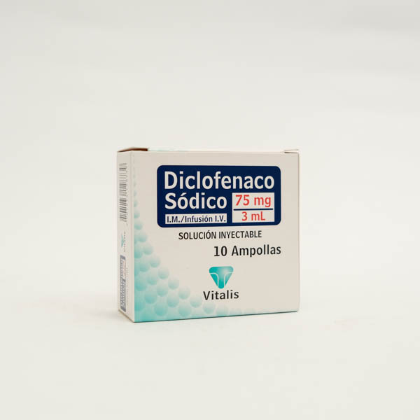 DICLOFENACO AMP 75MG X 10  VITALIS