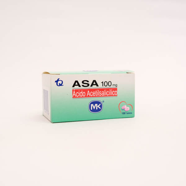 ASA TAB 100MG X 100 MK