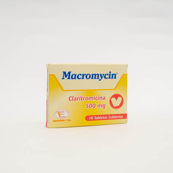 MACROMICIN TAB 500MG X 10 LABQUIFAR