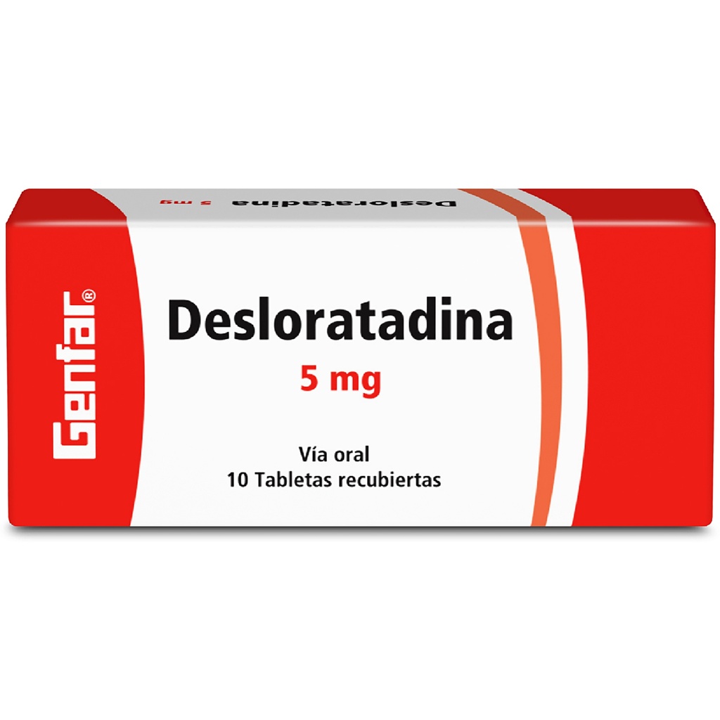 DESLORATADINA TAB 5MG X 10  GF