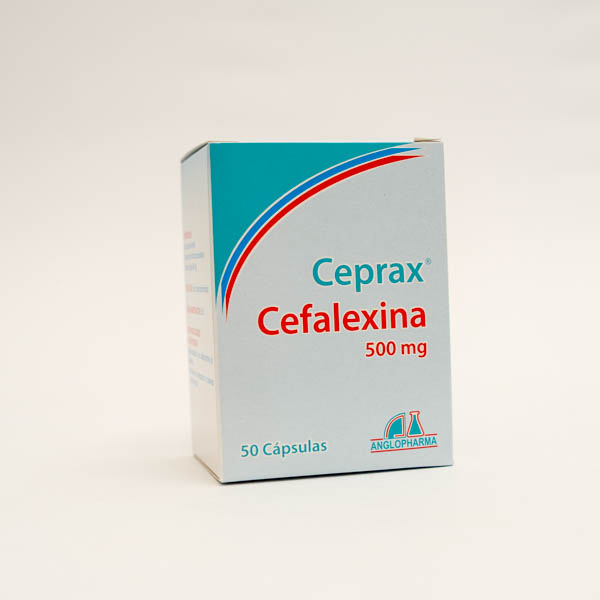 CEPRAX CAP 500MG X 50 CEFALEXINA  ANGLOFARMA