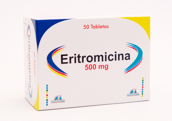 ERITROMICINA TAB 500MG X 50 ANGLO