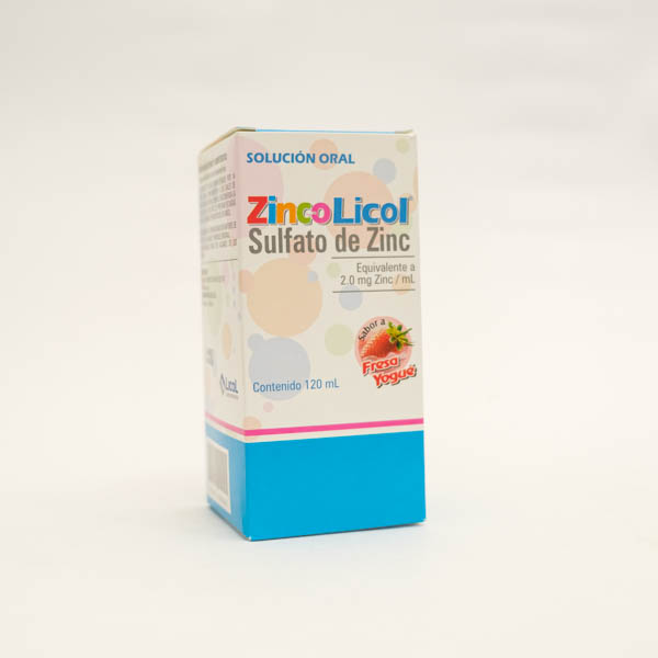 ZINCO SOLUCION ORAL X 120ML  LICOL