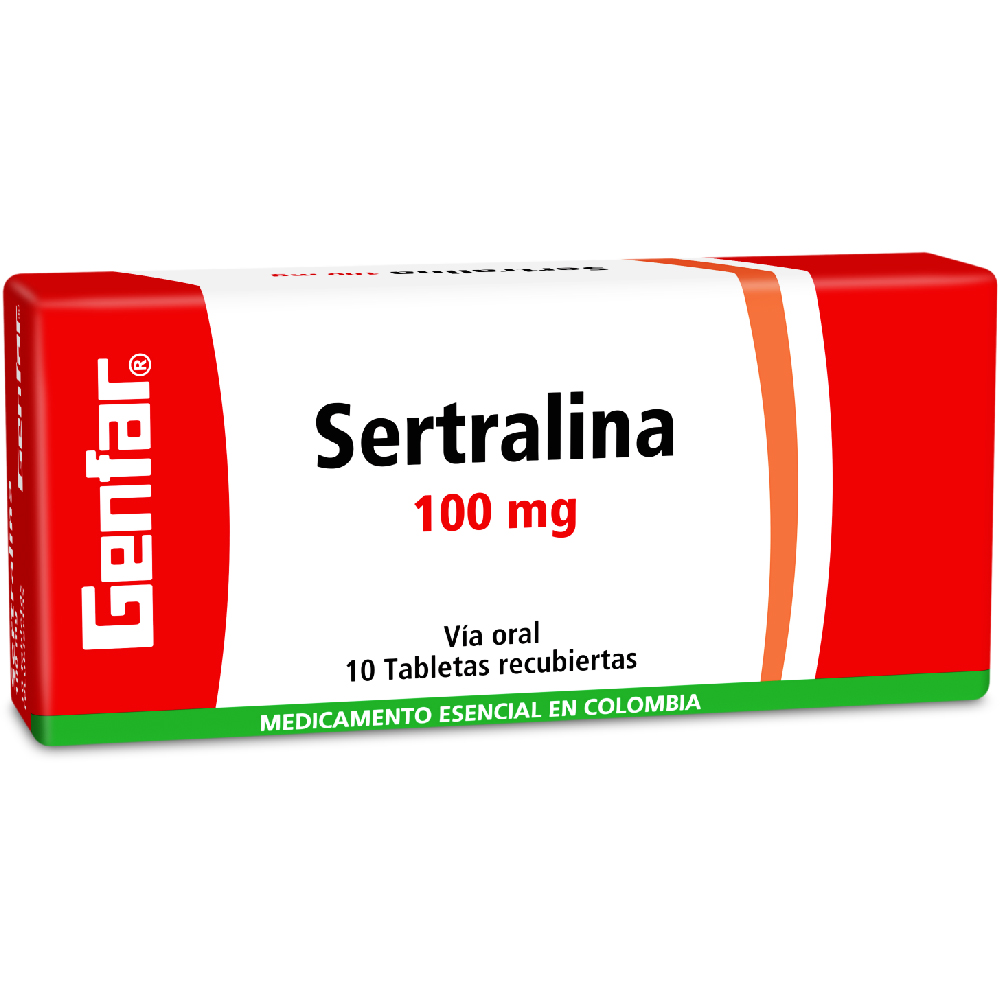 SERTRALINA TAB 100MG X 10  GF