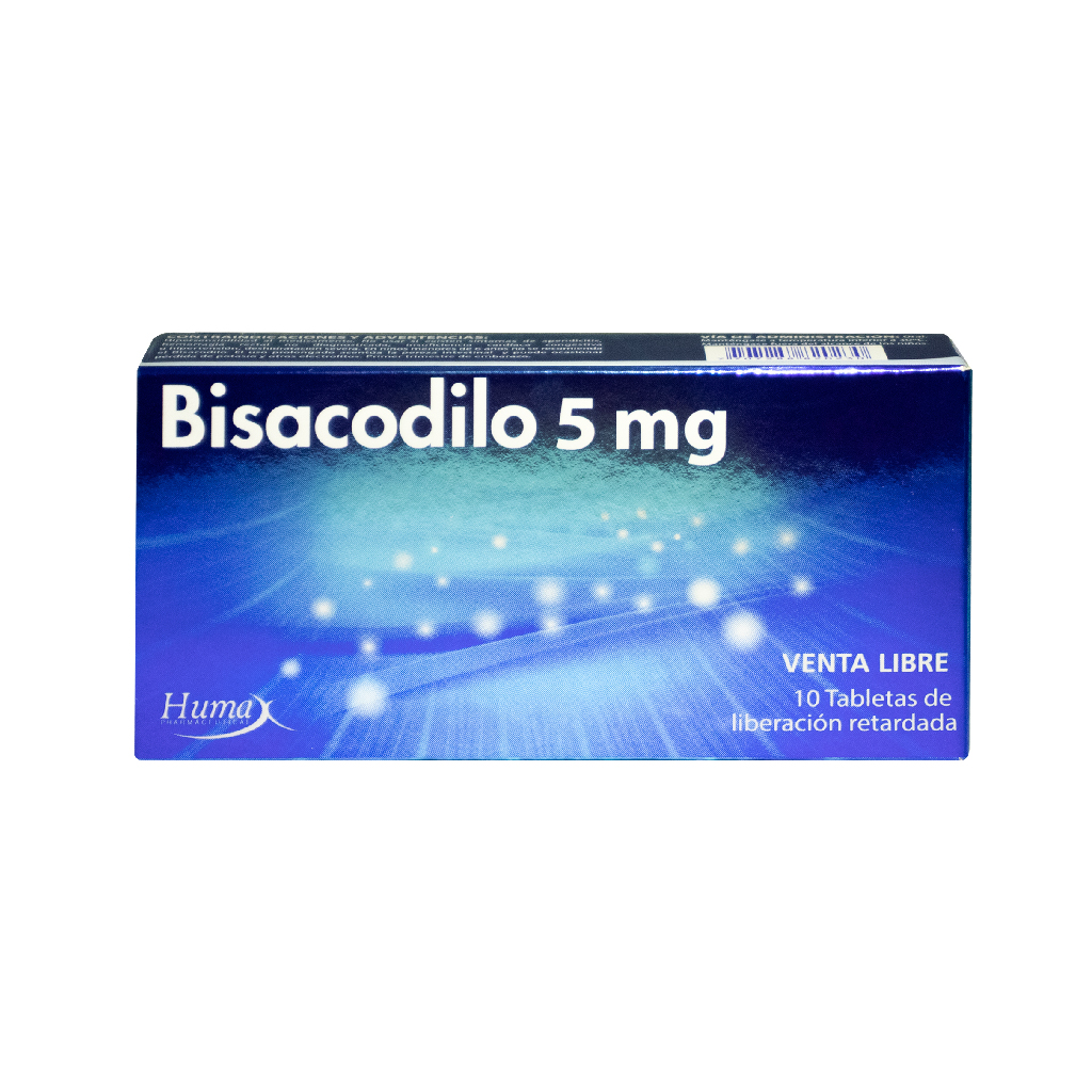 BISACODILO TAB 5MG X 10 HUMAX