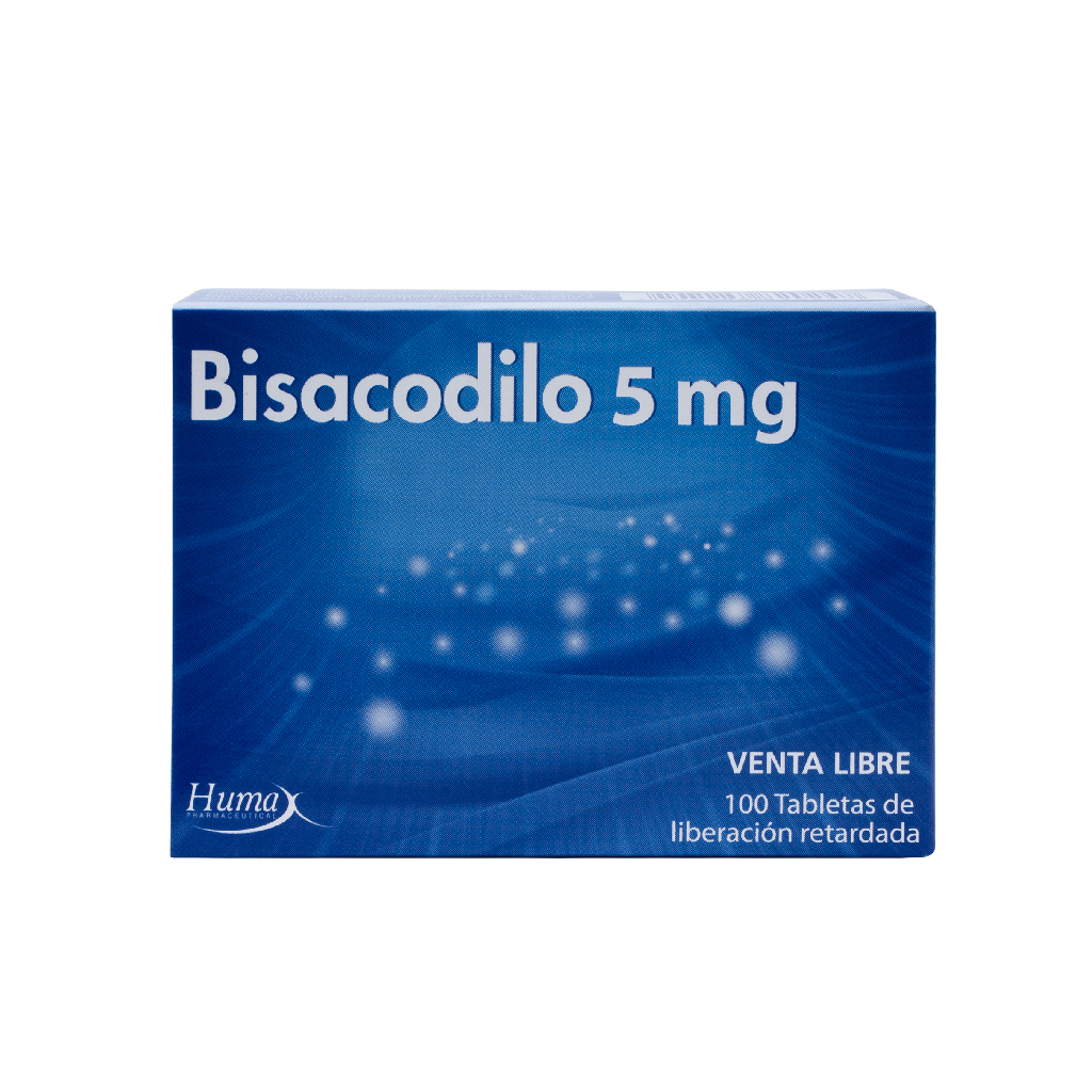 BISACODILO TAB 5MG X 100 HUMAX