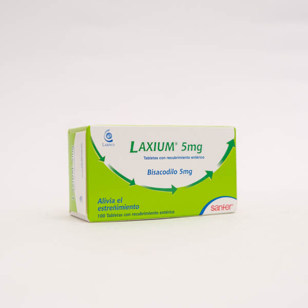 BISACODILO TAB 5MG X 100 LAXIUM   LABINCO