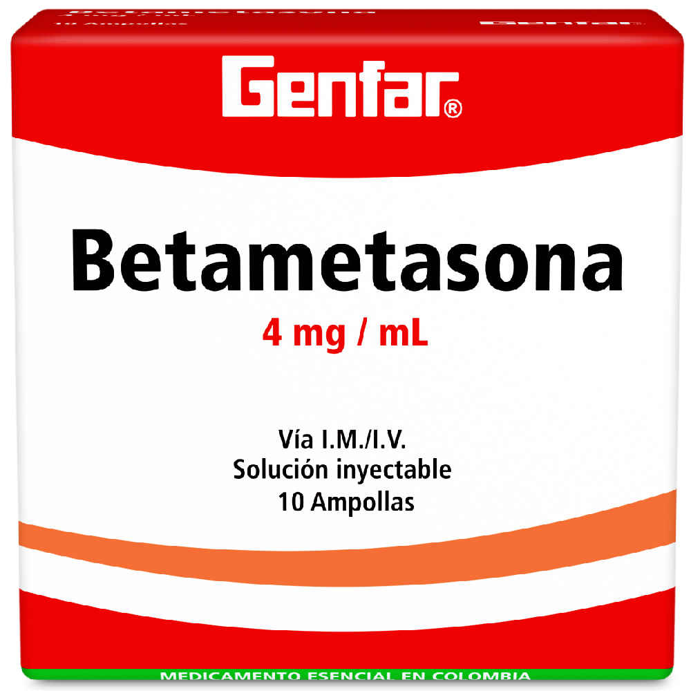 BETAMETASONA AMP 4MG X 10 GF