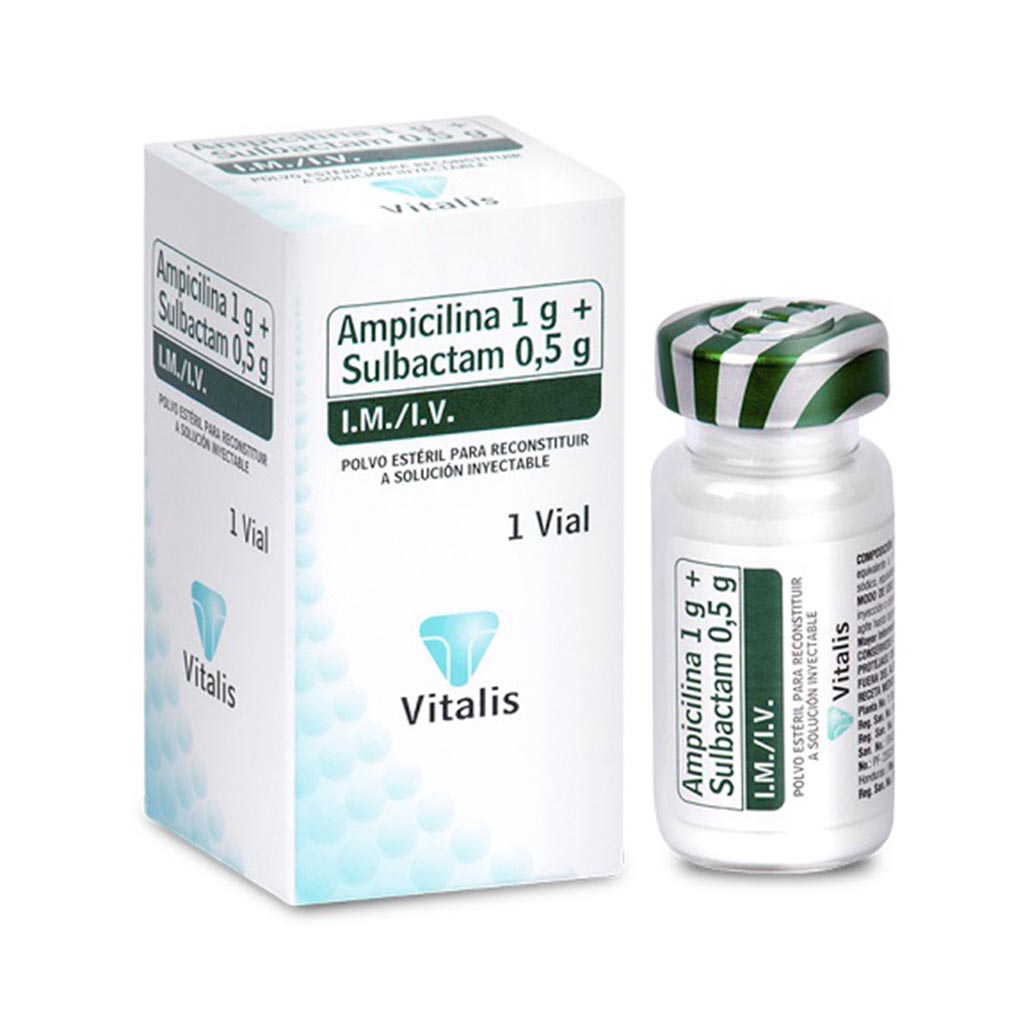 AMPICILINA SULB AMP 1 5G X 1  VITALIS