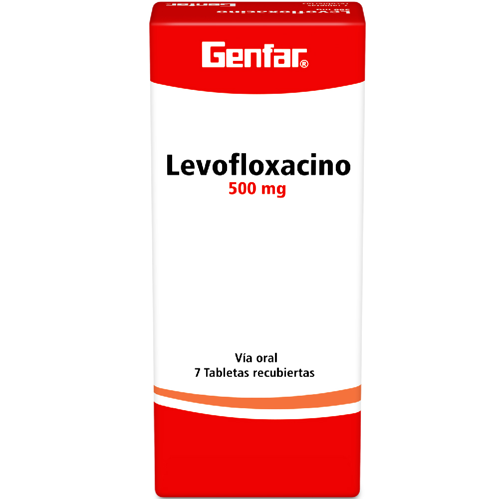 LEVOFLOXACINO TAB 500MG X 7  GF