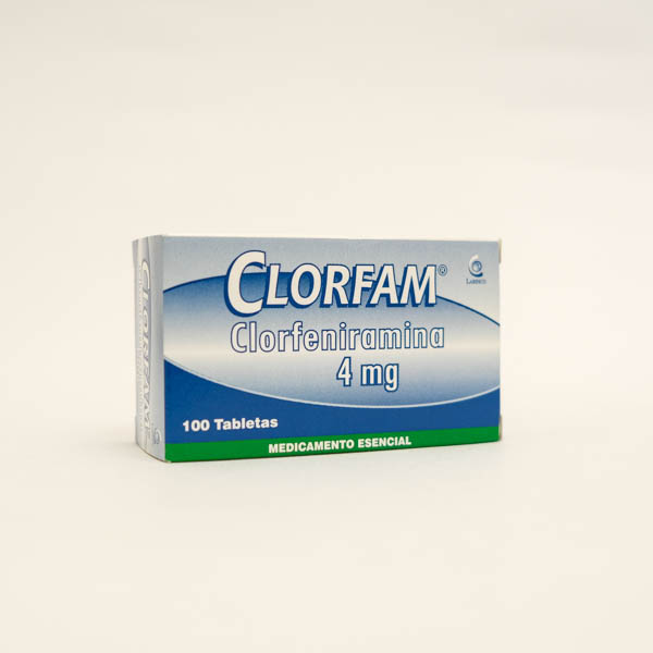 CLORFENIRAMINA TAB 4MG X 100 LABINCO