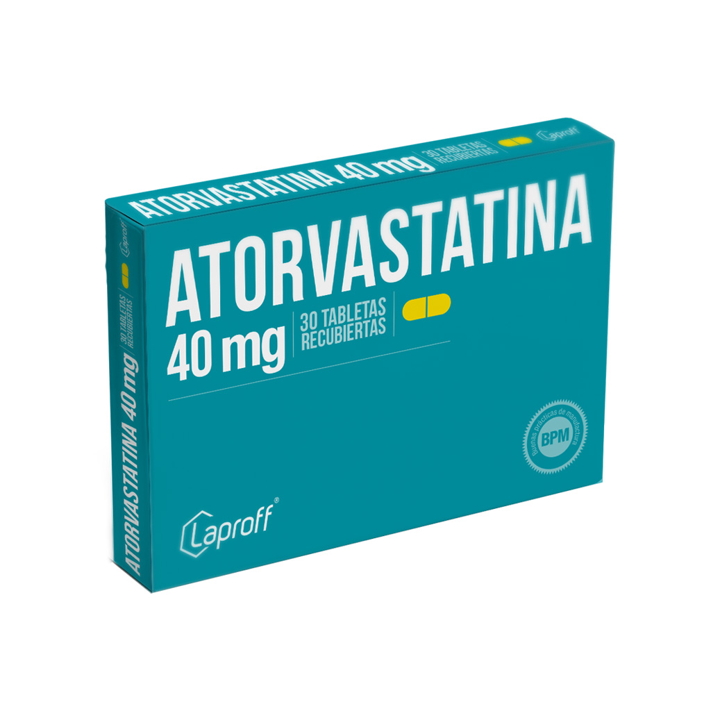 ATORVASTATINA TAB 40MG X 30  LAPROFF