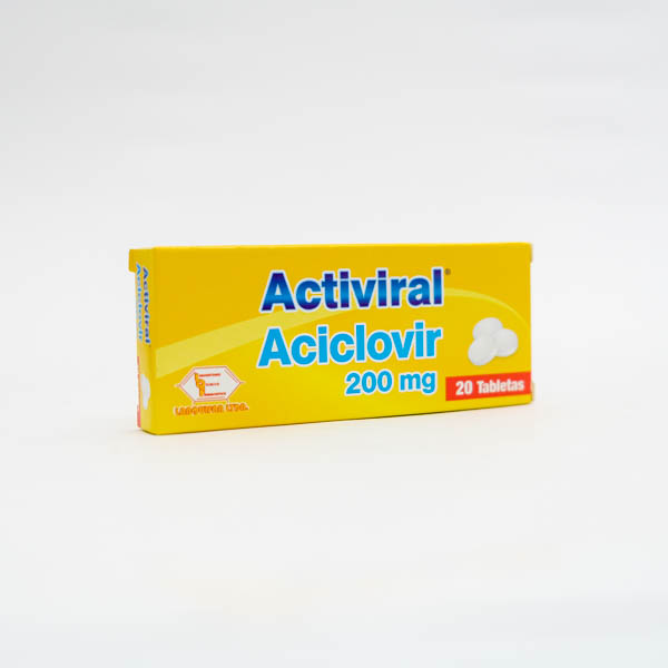 ACTIVIRAL TAB 200MG X 20  BIOQUIFAR