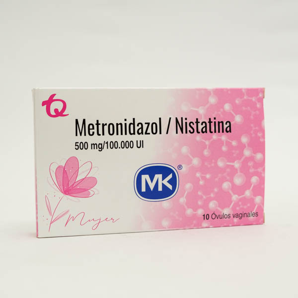 METRONIDAZOL NISTATINA OVUX10 MK