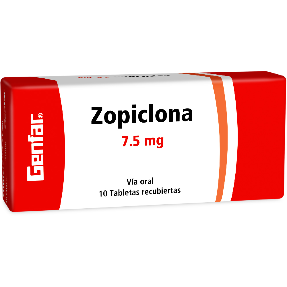 ZOPICLONA TAB REC 7 5MG X 10 GF