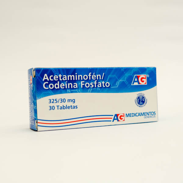 ACETAMI CODEINA TAB 30MG X 30 AG