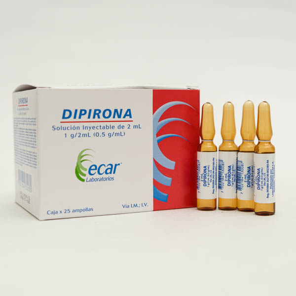 DIPIRONA AMP 1GR 2ML X 1AMP  ECAR