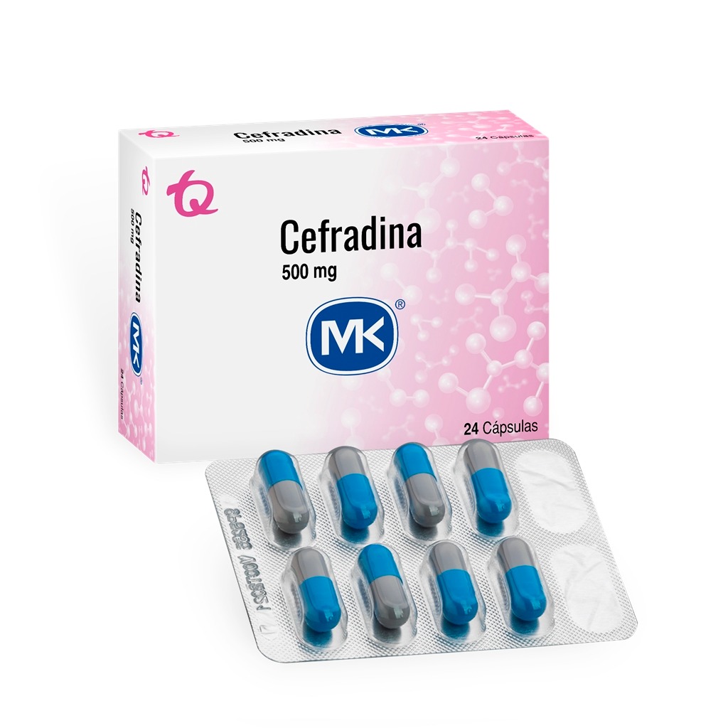 CEFRADINA CAP 500MG X 24  MK