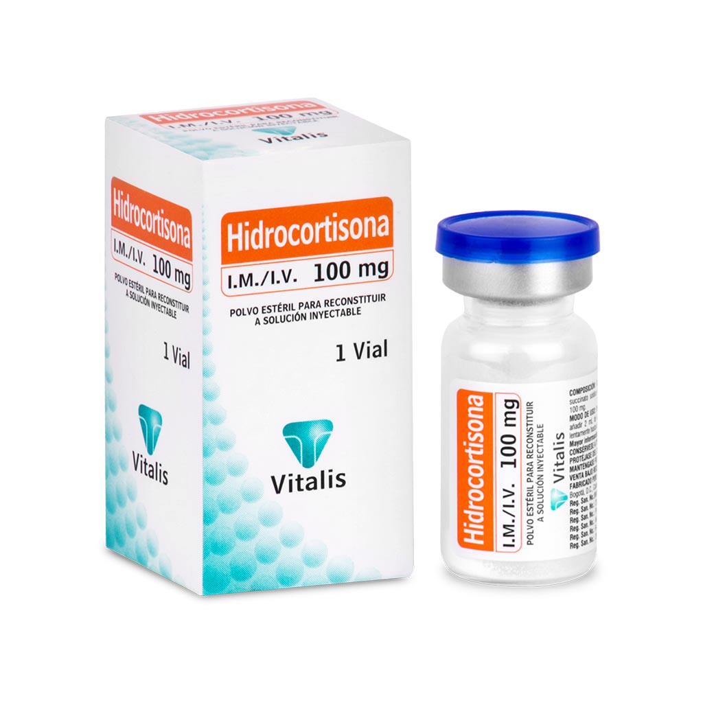 HIDROCORTISONA AMP 100MG X 1  VITALIS