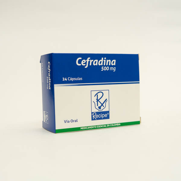 CEFRADINA CAP 500MG X 24  BUSSIE