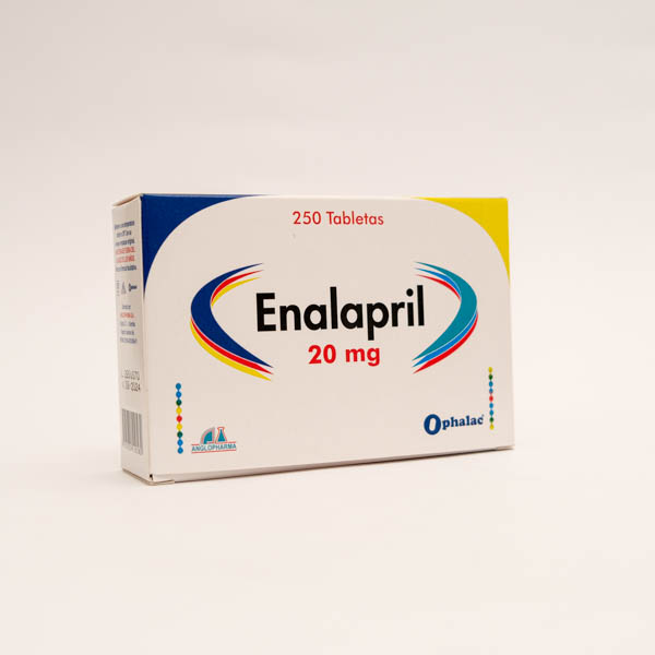 ENALAPRIL TAB 20MG X 250 ANGLO