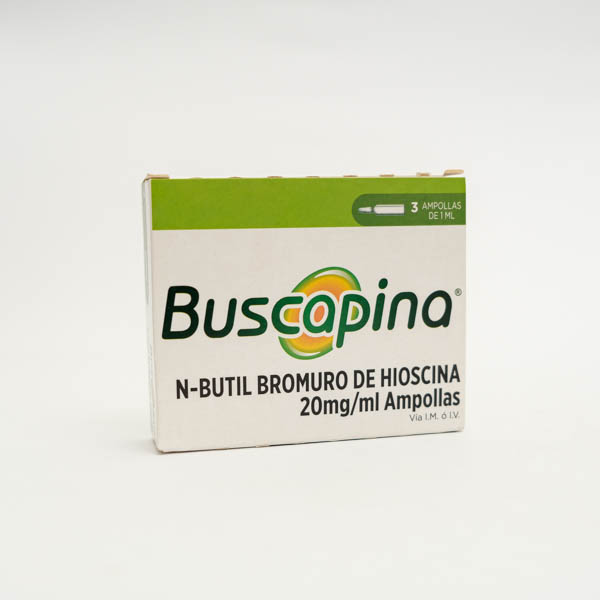 BUSCAPINA AMP 20MG 1ML X 3  SANOFI