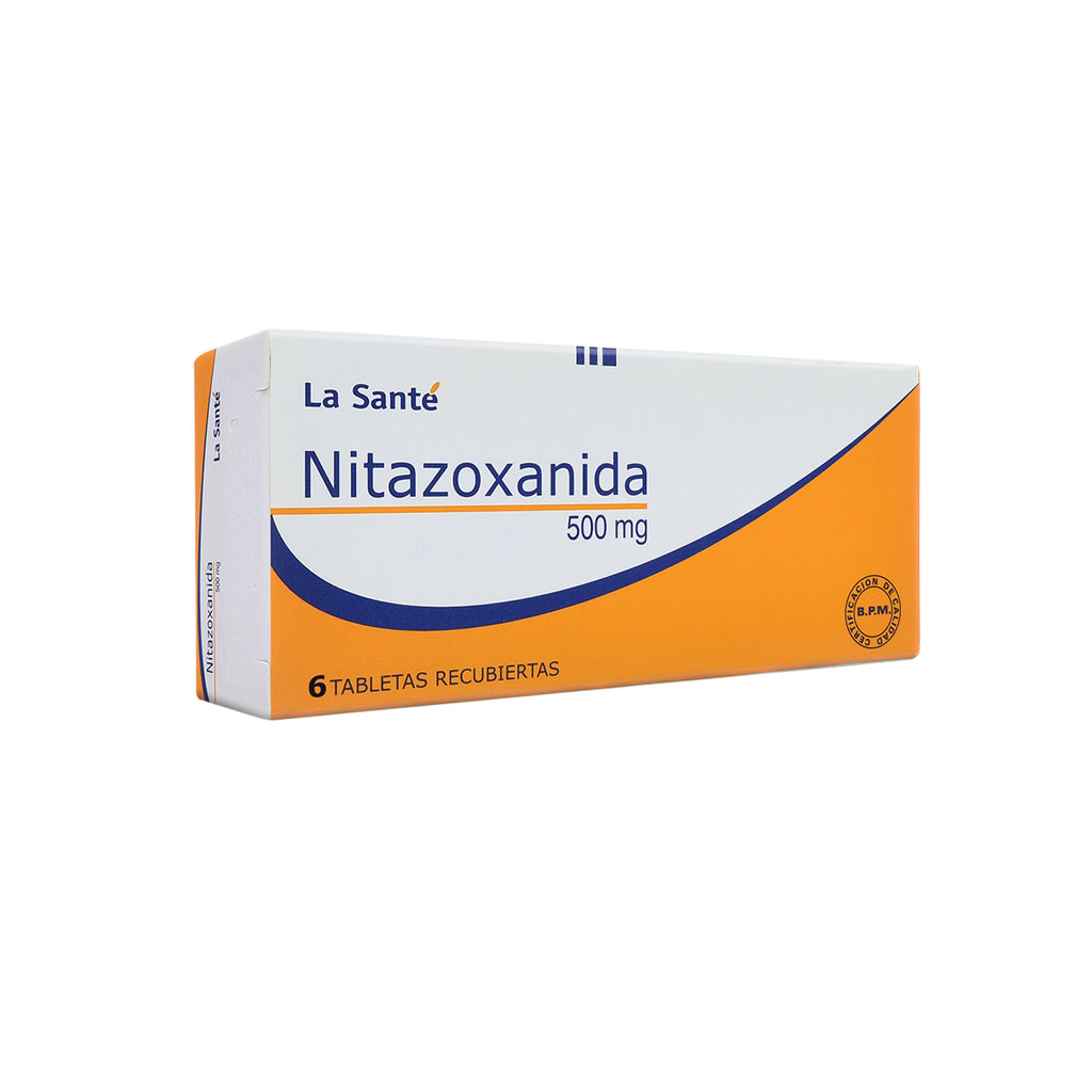 NITAZOXANIDA TAB 500MG X 6  LSANTE