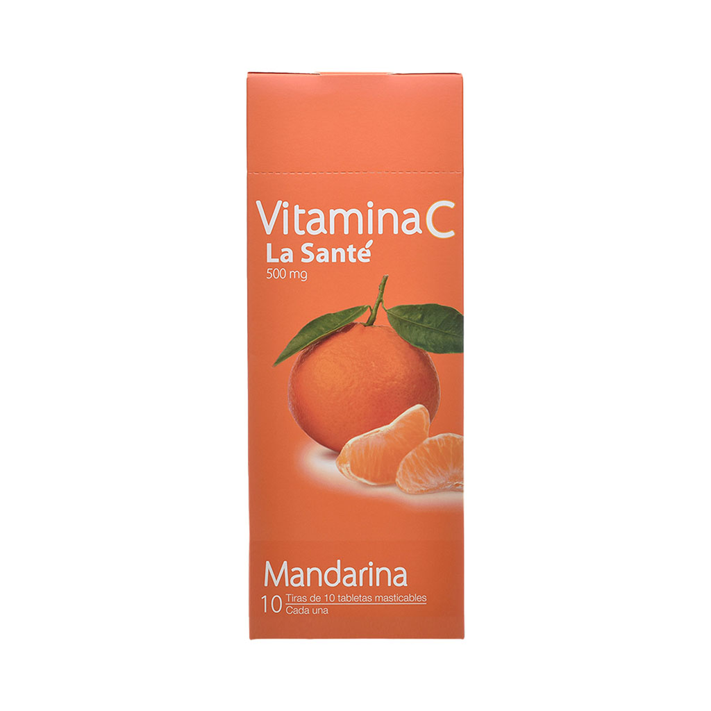 VITAMINA C TAB MAST X 100 MANDARINA LSTE