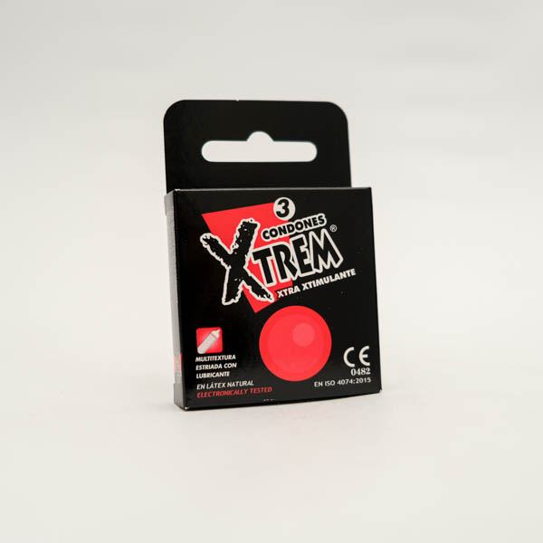 CONDONES XTREM XTRA XTIMULANTE X 3  BCN