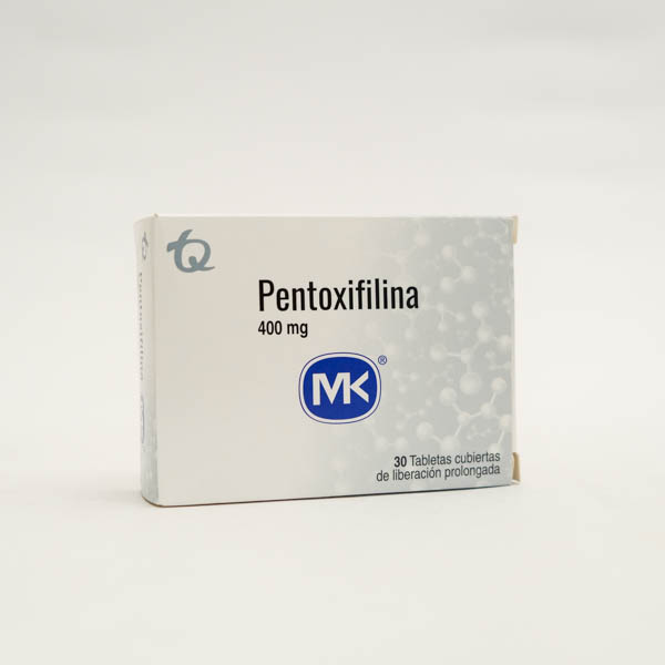 PENTOXIFILINA TAB 400MG X 30 MK