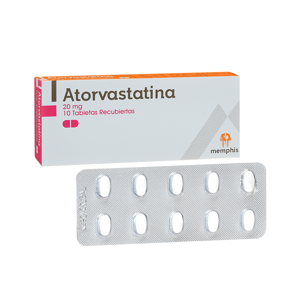 ATORVASTATINA TAB 20MG X 10 MEMPHIS