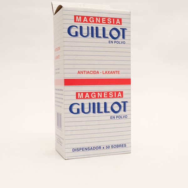 MAGNESIA GUILLOT CAJA X 50 SOBRES INCOB