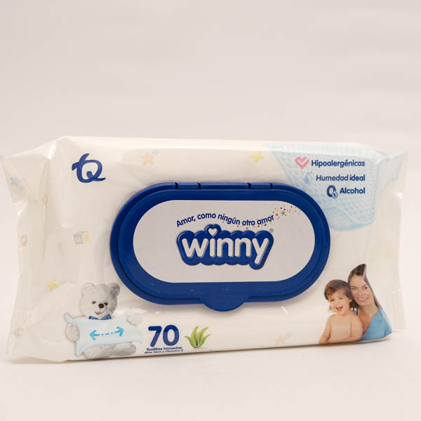 TOALLITAS WINNY ALOE X 70 MK