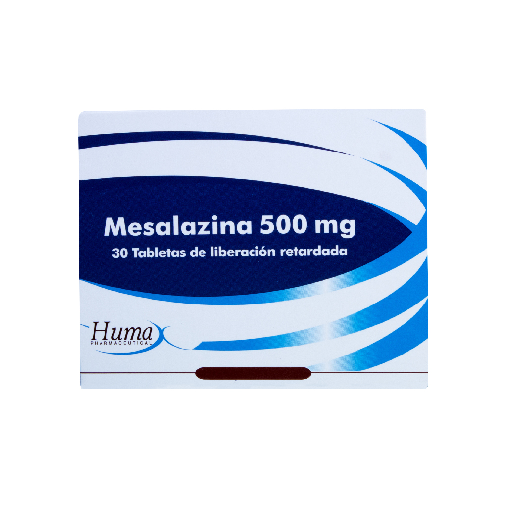 MESALAZINA TAB 500MG X 30  HUMAX