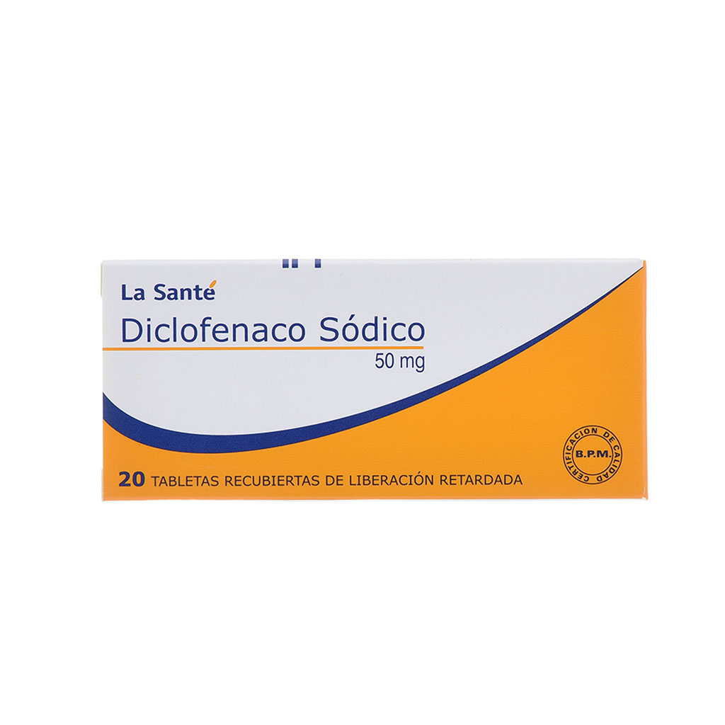 DICLOFENACO TAB 50MG X 20  LSTE