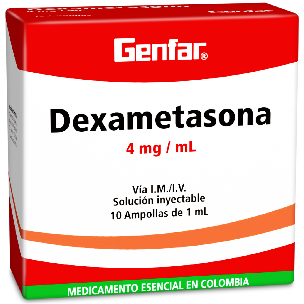 DEXAMETASONA AMP 4MG X 10  GF