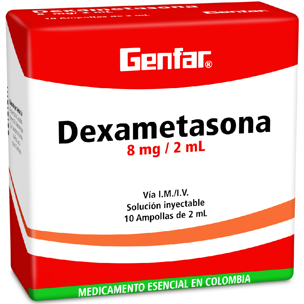 DEXAMETASONA AMP 8MG X 10 GF