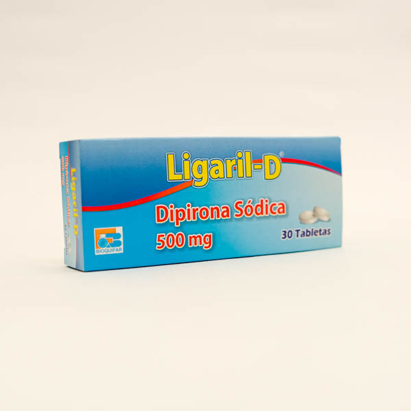 LIGARIL D TAB 500MG X 30  DIPI SOD BIOQUIFAR