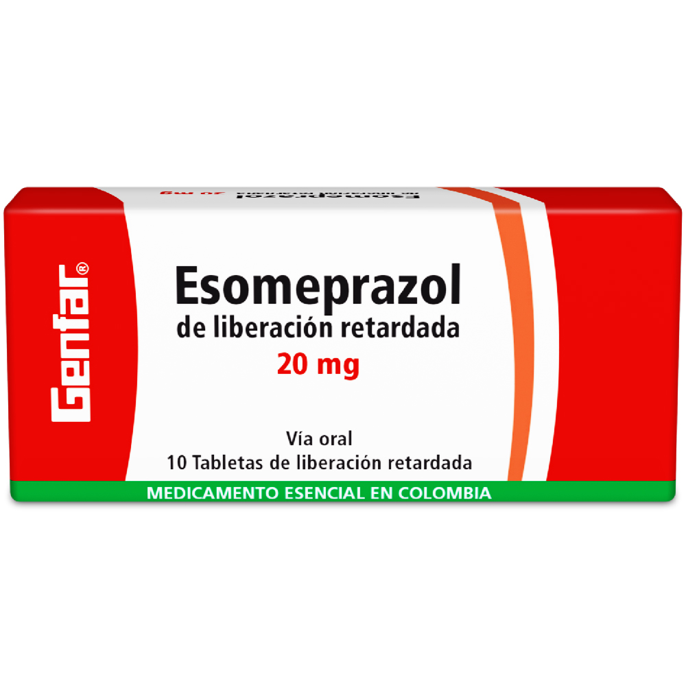 ESOMEPRAZOL TAB 20MG X 10  GF