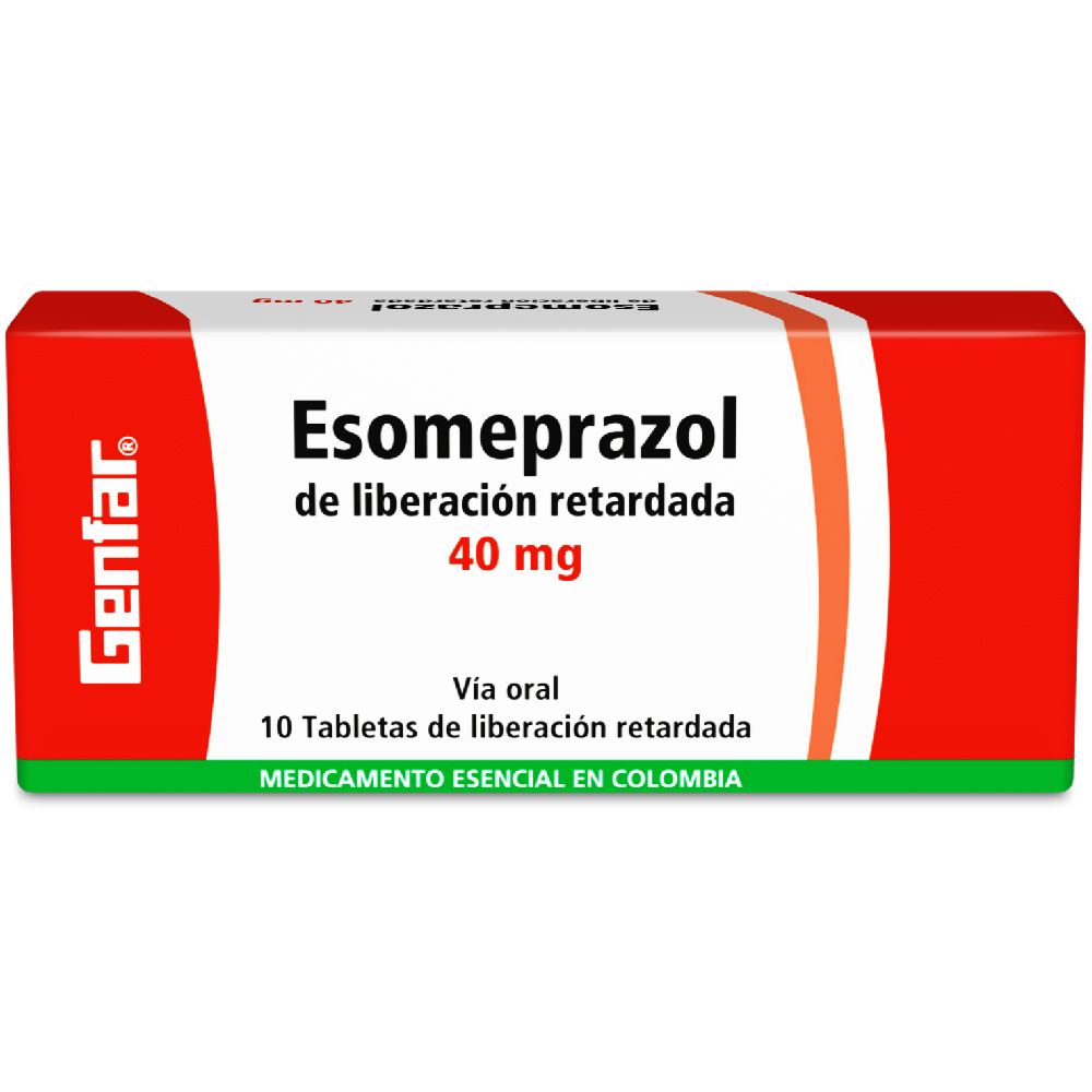 ESOMEPRAZOL TAB 40MG X 10  GF