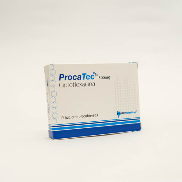 CIPROFLOXACINO TAB 500MG X 10 PROCATEC BCN