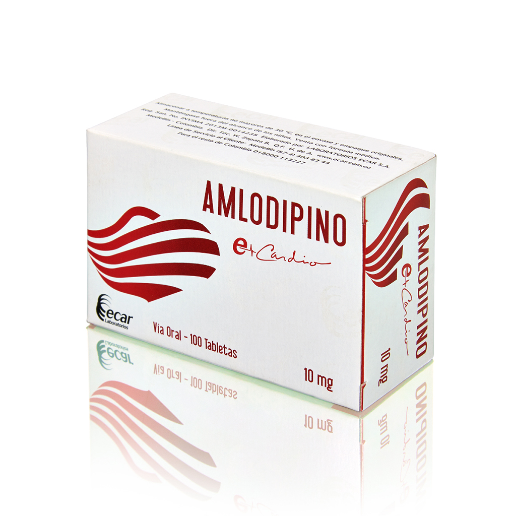 AMLODIPINO TAB 10MG X 100  ECAR