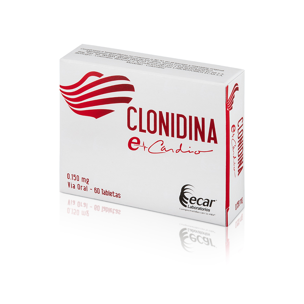 CLONIDINA TAB 150MG X 60  ECAR