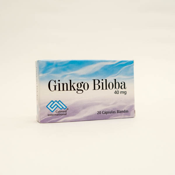 GINGO BILOBA CAP BLAN 40MG X 20  COLMED